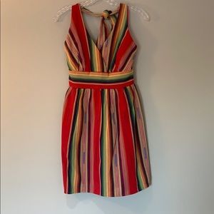 Halter Sarape print Dress